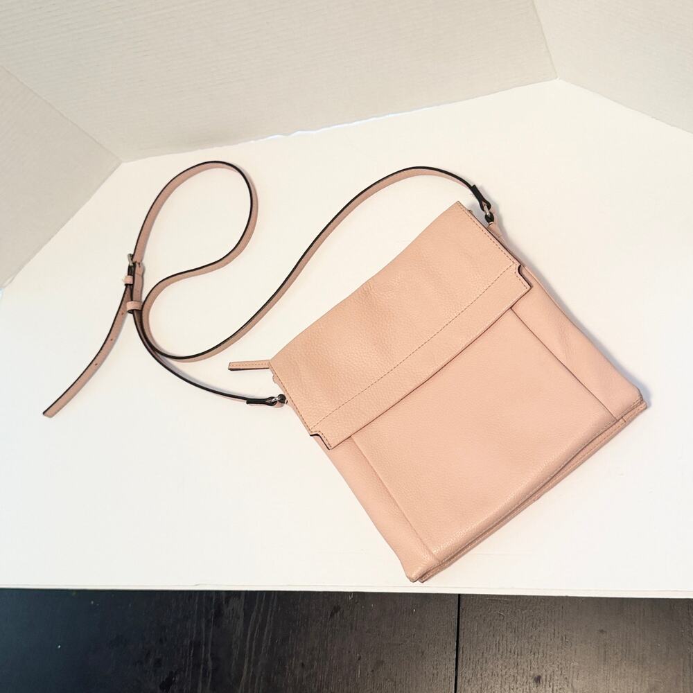 Vince Camuto Leather Cameo Rose Pink Crossbody Bag